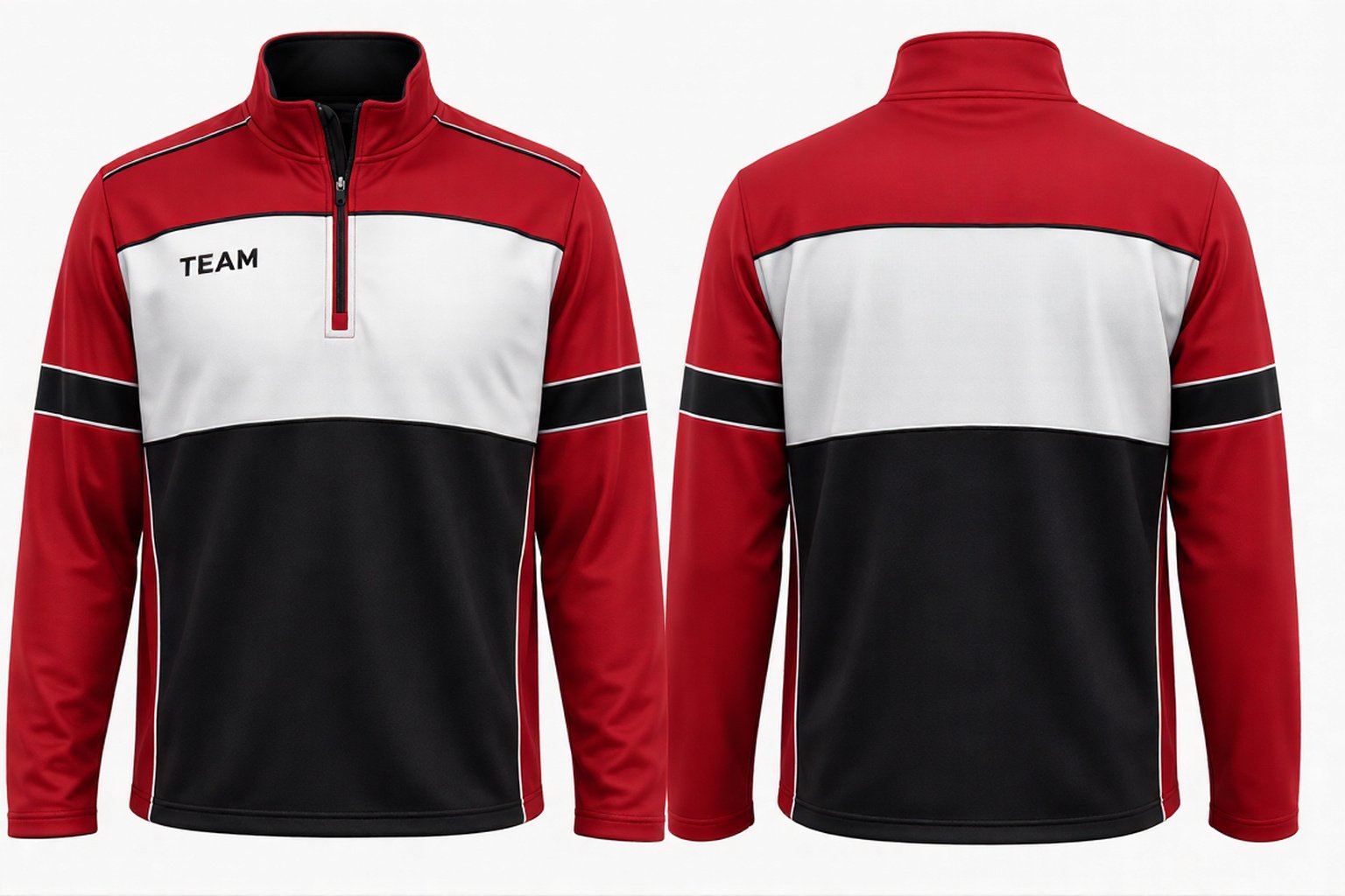 Baseball Quarter Zip Pullover