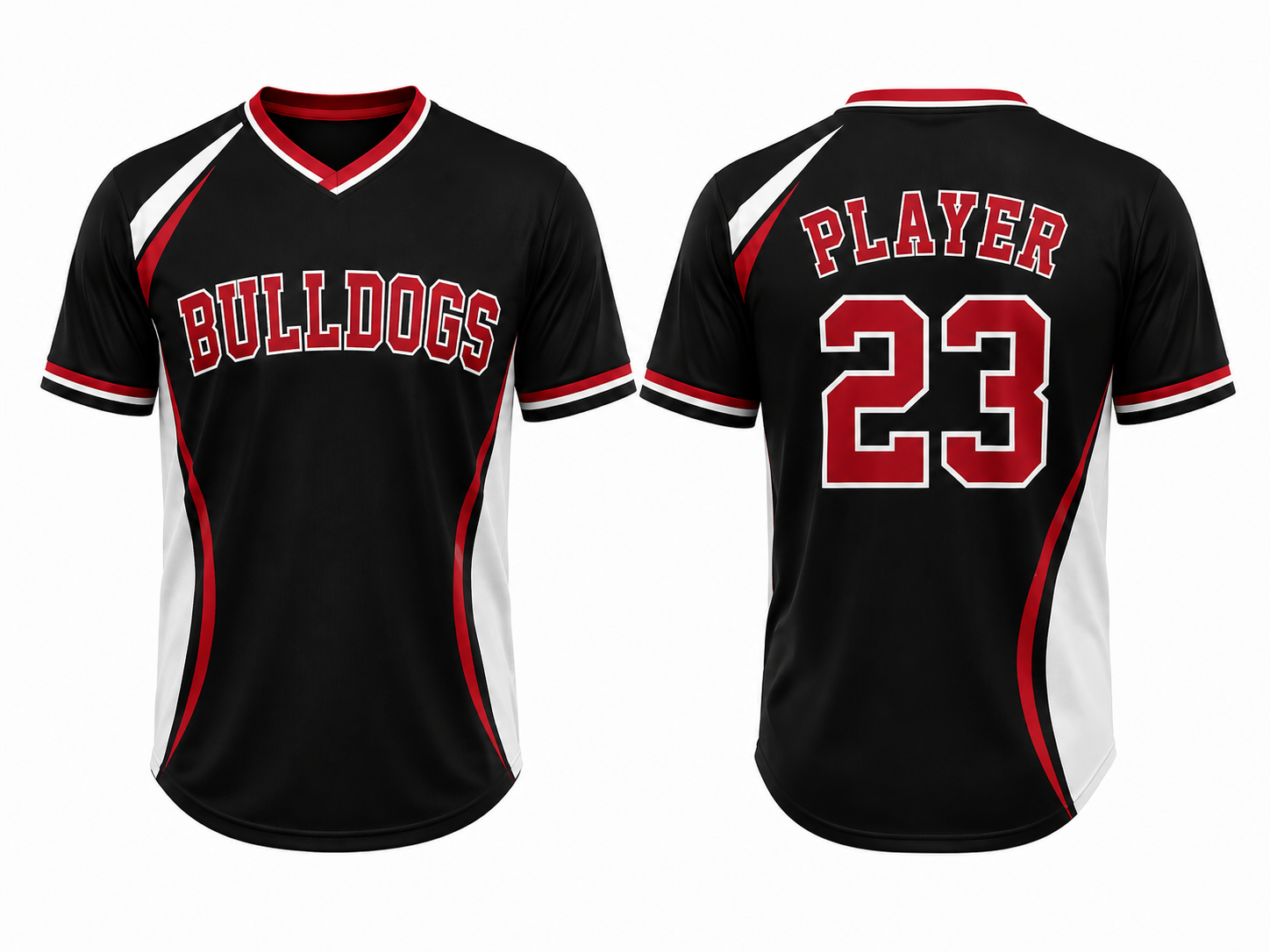 V-Neck Baseball Jersey